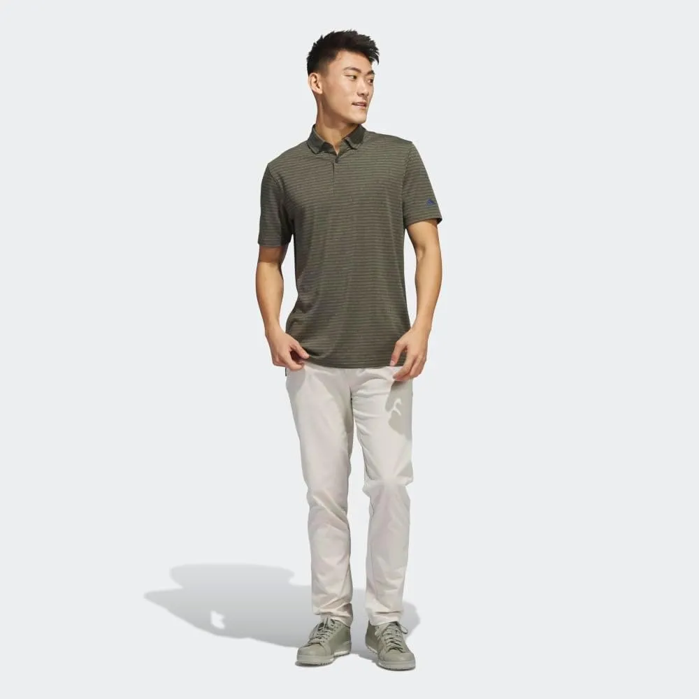 adidas Men's Go-to Stripe Golf Polo Shirt