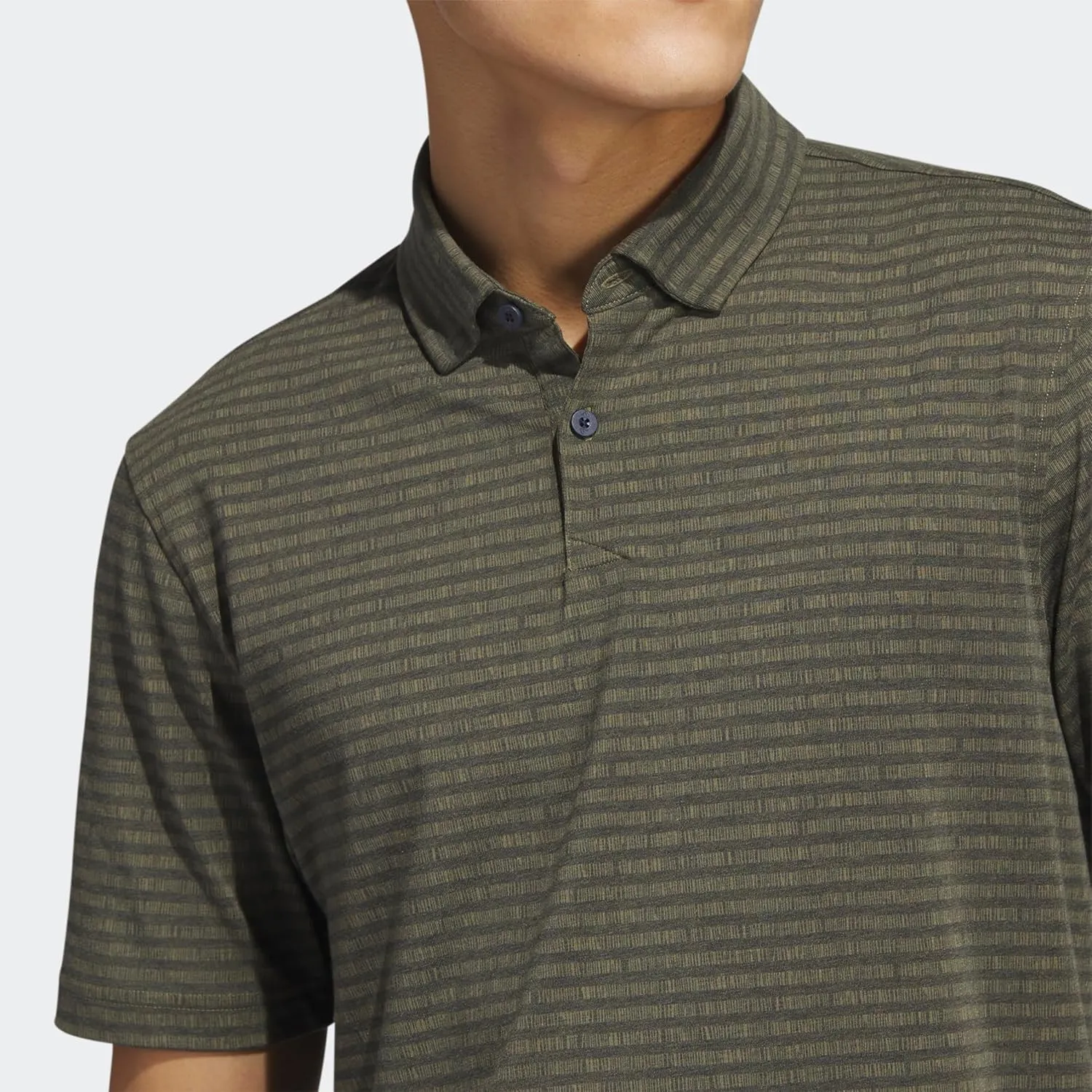 adidas Men's Go-to Stripe Golf Polo Shirt