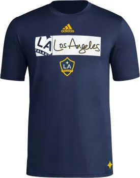 adidas Men's La Galaxy MLS Short Sleeve T-Shirt