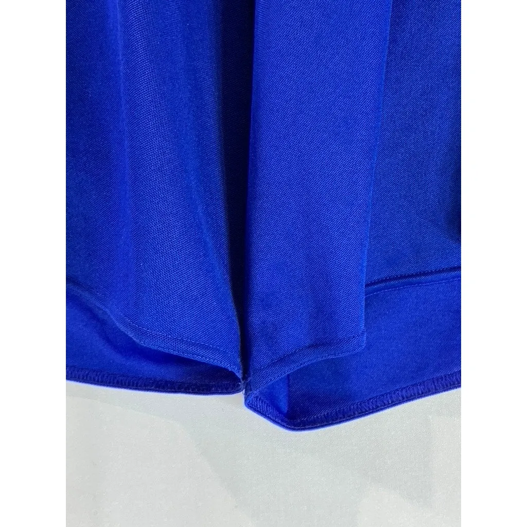 ADIDAS Men's Royal Blue Climalite Elastic Waist Pull-On Soccer Shorts SZ L