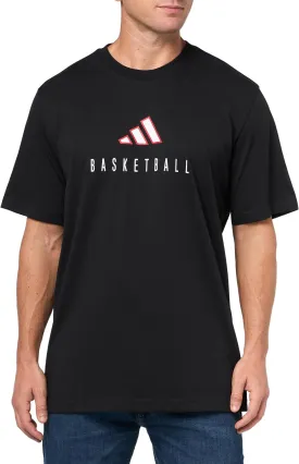 adidas Men's Worldwide Hoops Logo Performance Graphic T-Shirt