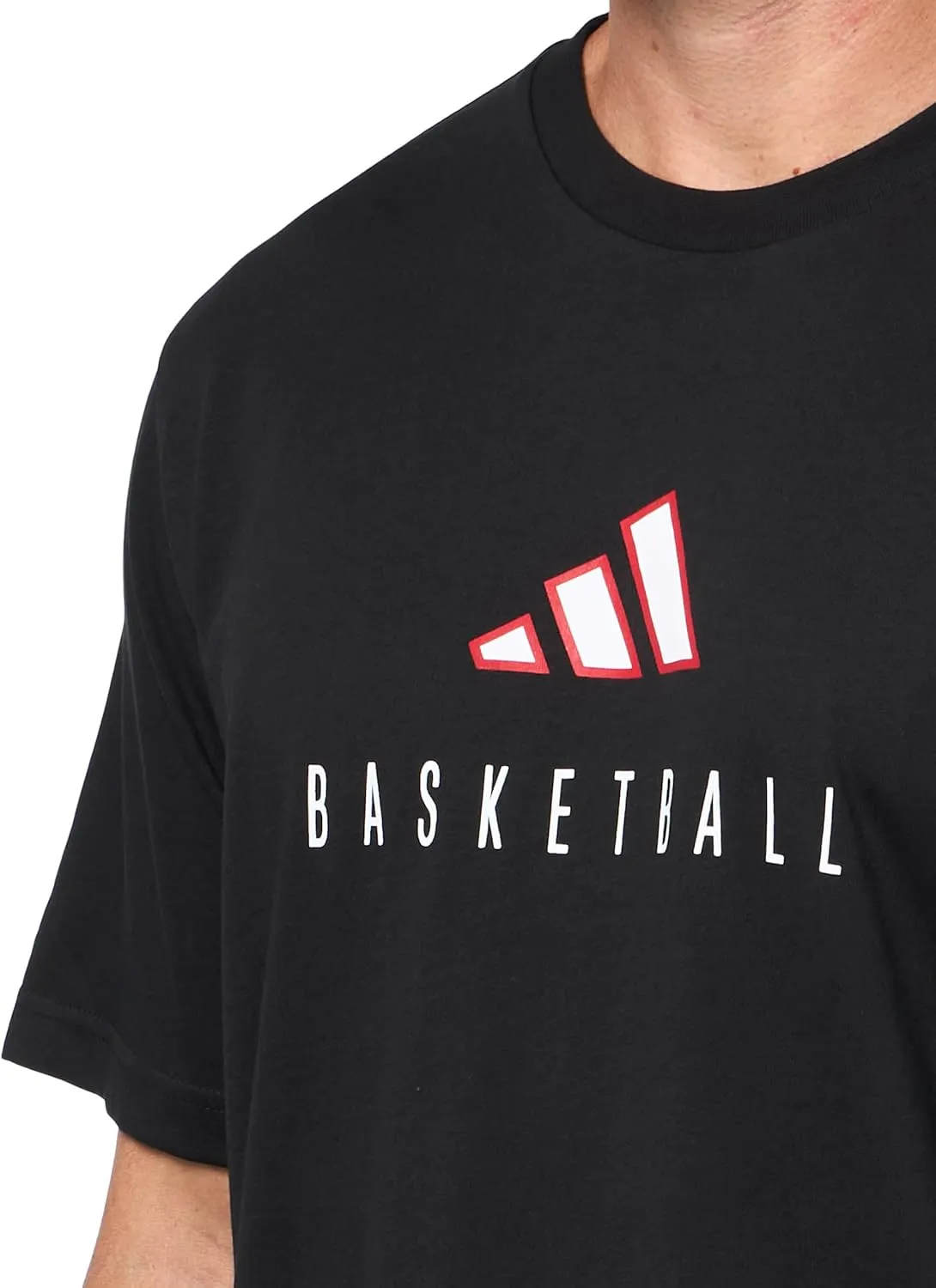 adidas Men's Worldwide Hoops Logo Performance Graphic T-Shirt