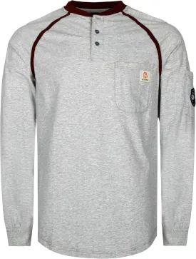 BOCOMAL FR Shirts 5.5oz Light Weight Henley and Short Sleeve Flame Resistant/Fire Retardant Clothing Shirt