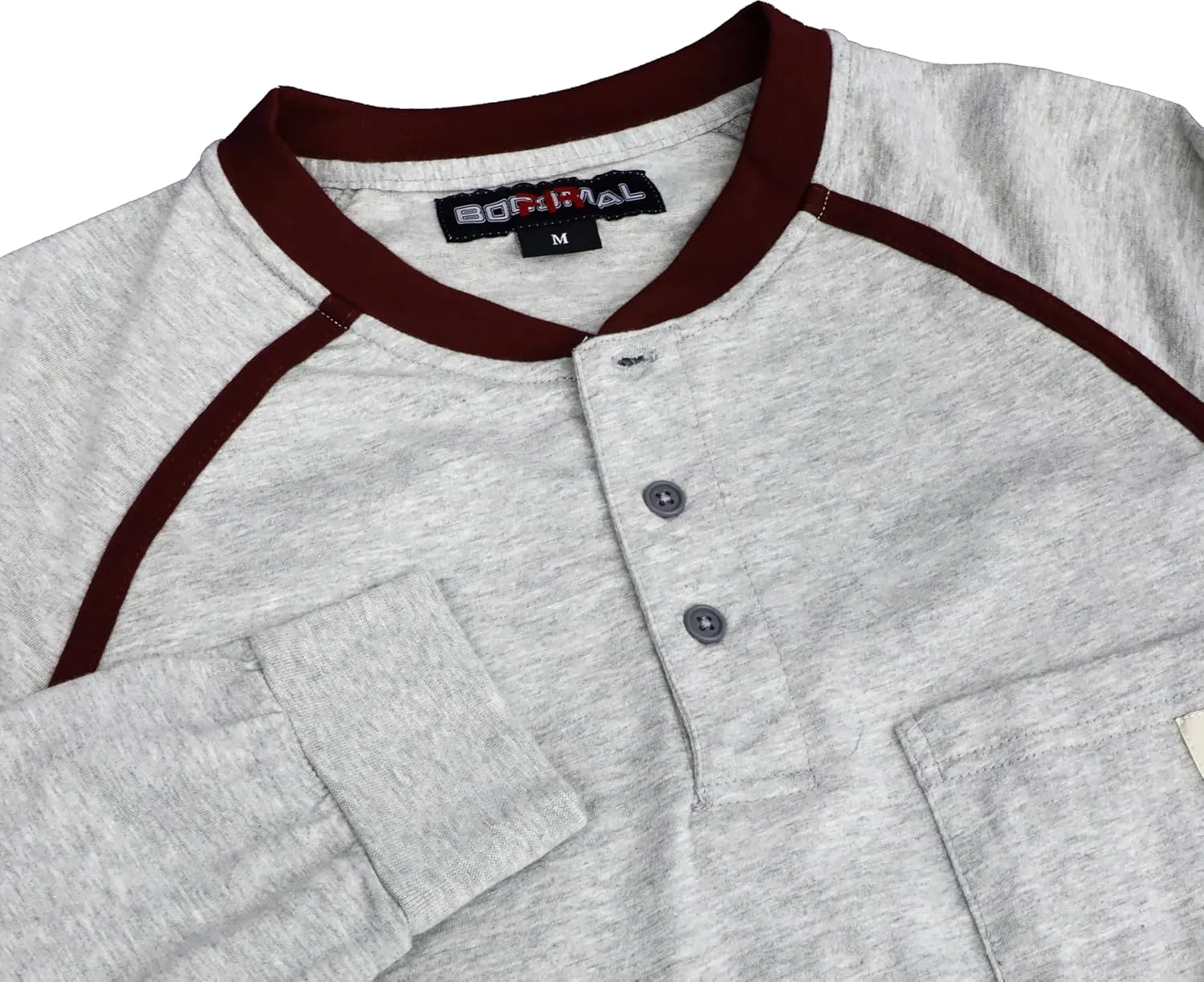 BOCOMAL FR Shirts 5.5oz Light Weight Henley and Short Sleeve Flame Resistant/Fire Retardant Clothing Shirt