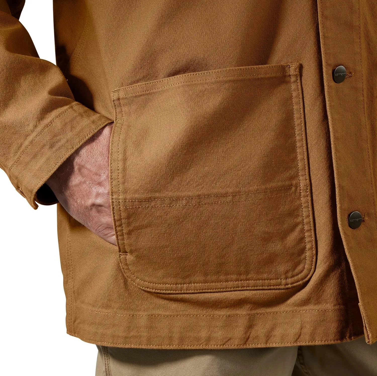 Carhartt Men's 106675 Rugged Flex Duck Loose Fit Chore Coat
