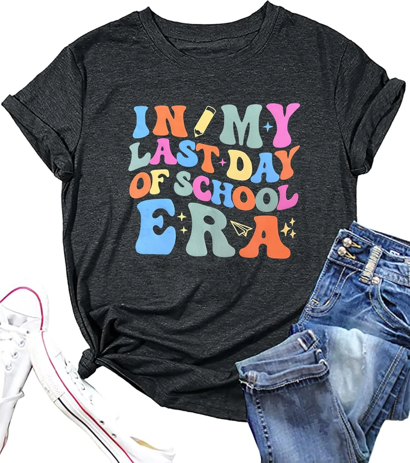 Last Day of School Teacher Shirt:Women Funny Bruh Teacher Tshirt Admit It You'll Low Key Miss Me Bruh End of Year Top