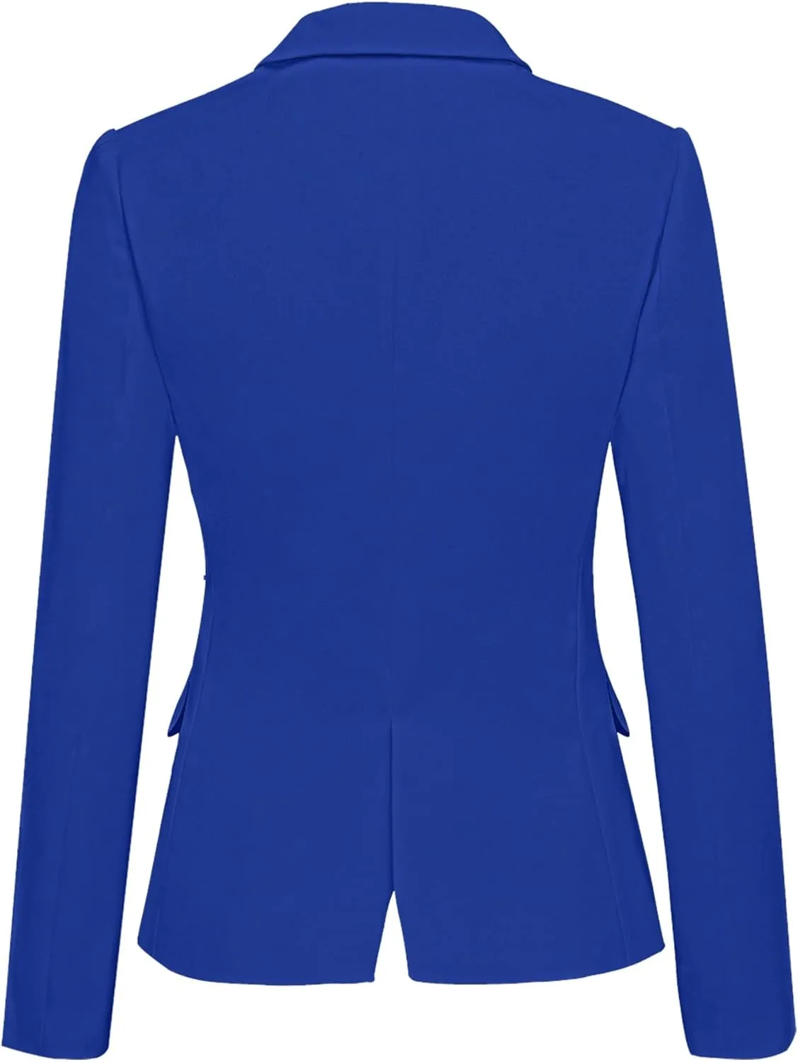 LookbookStore Womens Notched Lapel Pockets Button Work Office Blazer Jacket Suit