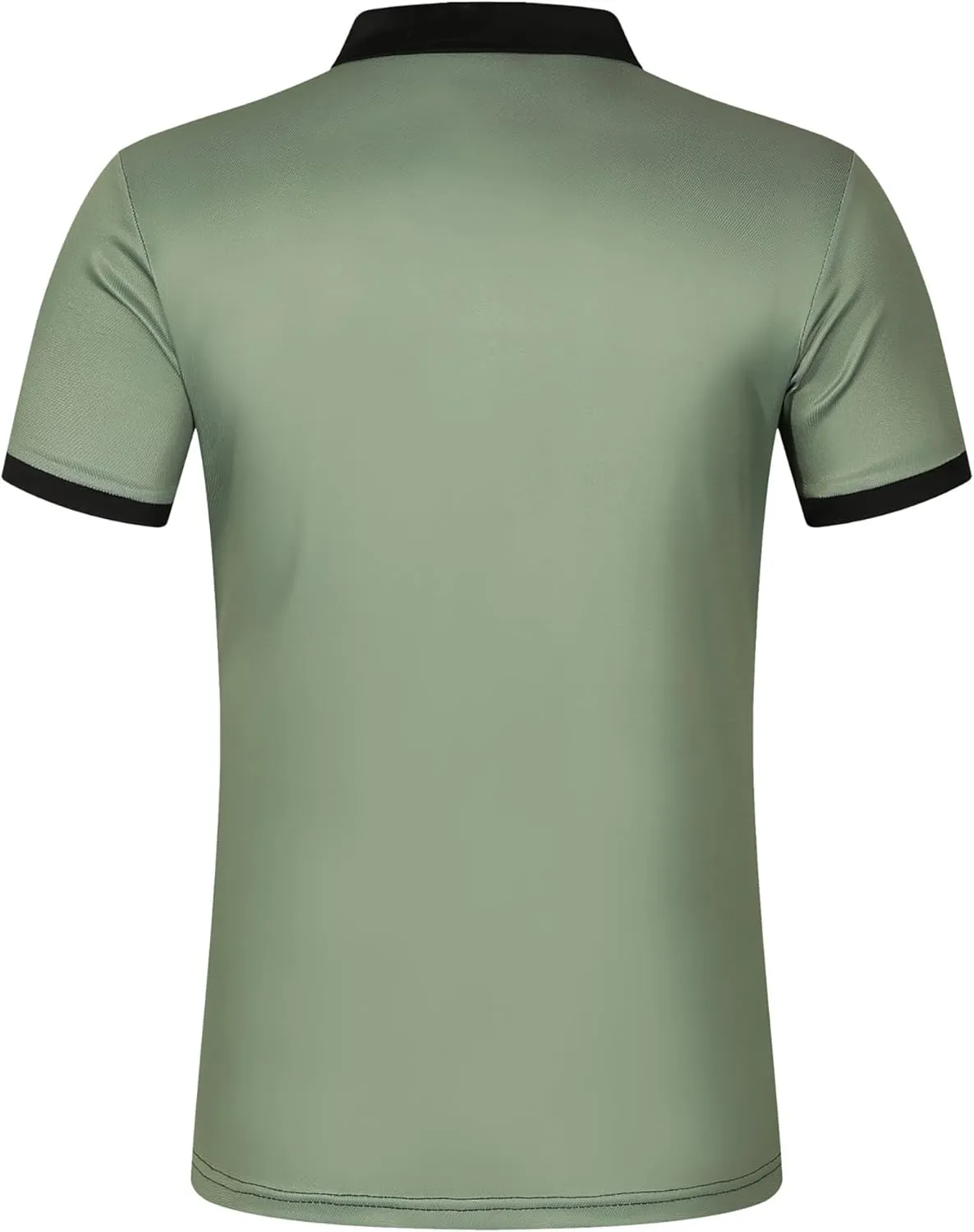 Mens Fashion Color Block Polo Shirts Casual Short Sleeve T Shirt Striped Moisture Wicking Golf Shirts Tops