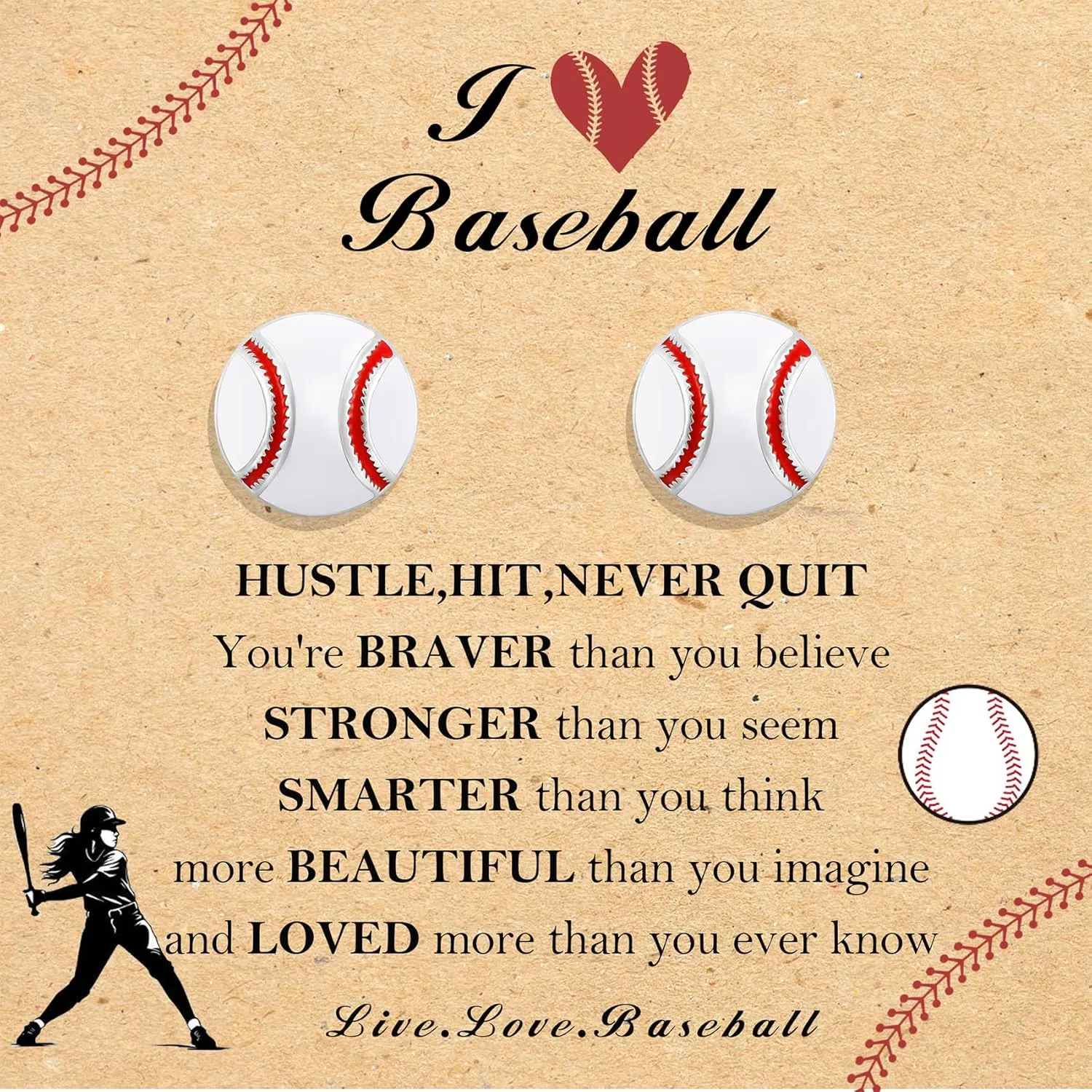 S925 Sterling Sliver Sports Earrings Stud for Teen Girls Kids Baseball/Soccer/Volleyball/Basketball/Softball/Football Hypoallergenic Stud Earrings Game Day Jewelry Gift