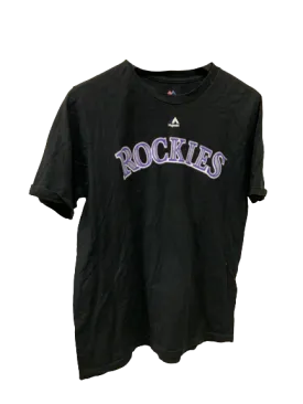Vintage MLB Colorado Rockies Black T-Shirt X-Large