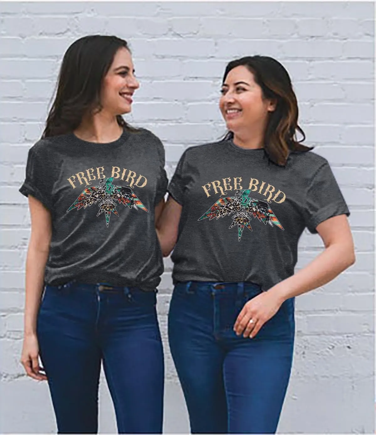 Vintage Rock Band T-Shirts Women: Retro Eagle Graphic Shirts Rock Concert Tee Music Lover Casual Short Sleeve Tops