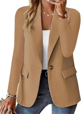 Women Blazers Suit Jackets for Women Business Long Sleeve Open Front Cardigan Blazer Dressy Casual Office Jacket