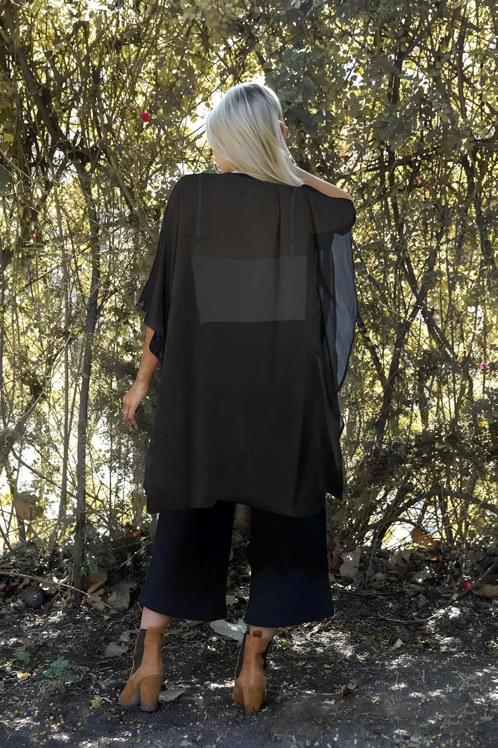 Women's Kimono Swimsuit Coverups Summer Beach Casual Loose Cardigans for Swimwear