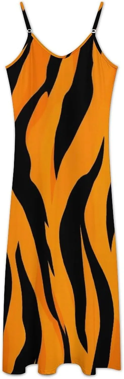 Women's Sexy V Neck Long Sleeveless Dress Full Slip for Under Dress